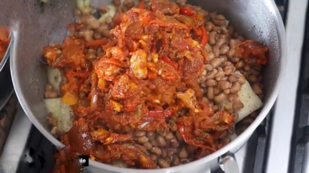 Nigerian Beans and Yam Porridge 7